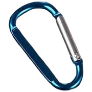 カラビナ カラビナフック 同色7個セット D型 メタリック メタル キーホルダー アウトドア 登山 キャンプ トレッキング ぶら下げ 固定 バックル