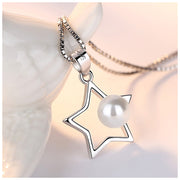 ペンダントトップ ペンダントヘッド ネックレスチャーム 星フレーム パール風 スター かわいい レディース 女性 アクセサリー プレゼント ギフト