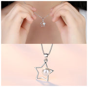 ペンダントトップ ペンダントヘッド ネックレスチャーム 星フレーム パール風 スター かわいい レディース 女性 アクセサリー プレゼント ギフト