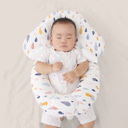 ベビー枕 ベビーまくら ベビーピロー 向き癖防止枕 抱き枕 赤ちゃん 新生児 低反発 予防 絶壁頭 うつ伏せ 添い寝 頭の形対策