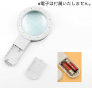 ルーペ 拡大鏡 LEDライト付き ミニルーペ 小型 電池式 虫眼鏡 虫めがね 20倍 手持ちルーペ シンプル コンパクト 携帯 持ち運び