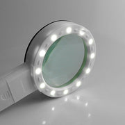 ルーペ 拡大鏡 LEDライト付き ミニルーペ 小型 電池式 虫眼鏡 虫めがね 20倍 手持ちルーペ シンプル コンパクト 携帯 持ち運び