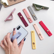 スマホベルト スマホバンド スライド 落下防止 スマホホルダー スタンド シリコン 軽量 シンプル ホールドリング 薄型 薄い カラバリ豊富 おしゃれ かわいい スマートフォン iPhone Android スマートホン アイフォン 便利 簡単