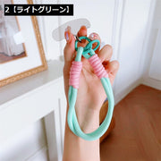 スマホストラップ ハンドストラップ 携帯ストラップ スマートフォンアクセサリー スマホ 携帯 キーホルダー 落下防止 取り外し シンプル かわいい