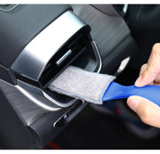 車内清掃用ブラシ 2way 車用品 車内 掃除 清掃ブラシ 埃取り 隙間 ほこり ホコリ エアコン ルーバー 吹き出し口 クリーナー クリーニングクロス モップ 刷毛 簡単 便利