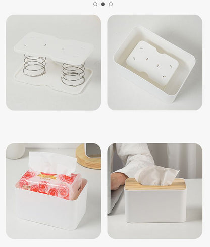 ティッシュケース用スプリングホルダー 単品 1個 ティッシュ マスク トイレットペーパー 商品画像3