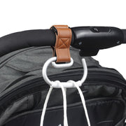 ベビーカー用フック 単品 荷物掛け バギー用フック バッグホルダー 簡単取り付け 面ファスナー サイズ調整可能 吊り下げ 引っかけ 簡単 便利 お散歩