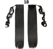 ポイントウィッグ 部分ウィッグ ポニーテール 45cm ロング WIG つけ毛 エクステ ストレート 直毛 グラデーションカラー 自然 ナチュラル リアル レディース 女性用 ブラック ブラウン ヘアアレンジ イメチェン イメージチェンジ