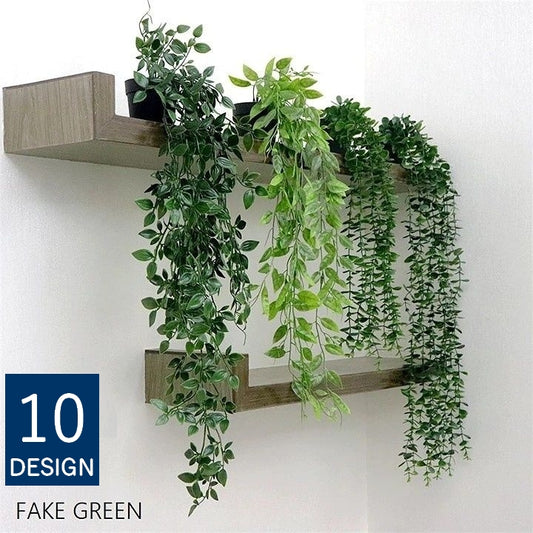 フェイクグリーン 人工観葉植物 造花 緑 つる 吊り下げ 商品画像