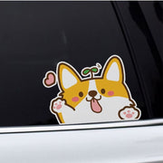 カーステッカー 車用ステッカー ボディステッカー バイクステッカー イヌ ドッグ コーギー 犬 かわいい 自動車用 車用品 カー用品 外装 ドレスアップ