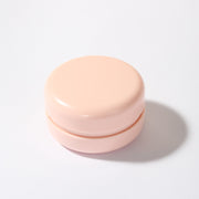ヘアブラシ ミラー付き 鏡付き くし 櫛 コンパクト ヘアコーム 持ち運び 持ち歩き ヘアケア用品 円形 丸型 サークル 便利