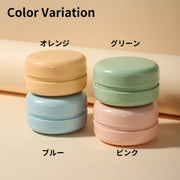 ヘアブラシ ミラー付き 鏡付き くし 櫛 コンパクト ヘアコーム 持ち運び 持ち歩き ヘアケア用品 円形 丸型 サークル 便利