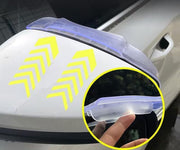 サイドミラーバイザー 車用 左右 2個セットドアミラーバイザー ミラーバイザー クリア 雨除け 雪除け レイン シールド 粘着テープ付き 取り付け簡単 車 視界 カーアクセサリー