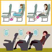 フットレスト 足置き トラベルグッズ 旅行用品 リラックスグッズ 快適グッズ 旅行用 飛行機 出張 ビジネス 疲れ軽減 コンパクト 持ち運び