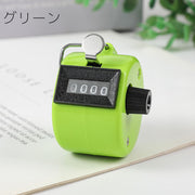 カウンター アナログ 4桁 9999 数取り器 計数器 手持ち 交通量調査 入場者数 調査 カウント 数える 電池不要 データ収集