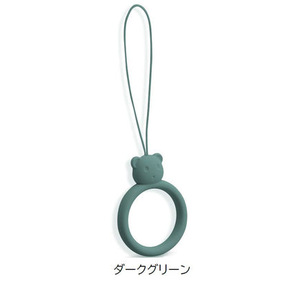 リングストラップ ホールドリング 同色2個セット スマホリング クマ ベアー 商品画像4