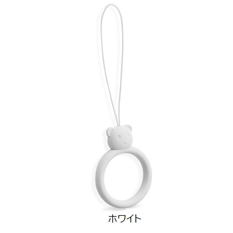 リングストラップ ホールドリング 同色2個セット スマホリング クマ ベアー 商品画像5