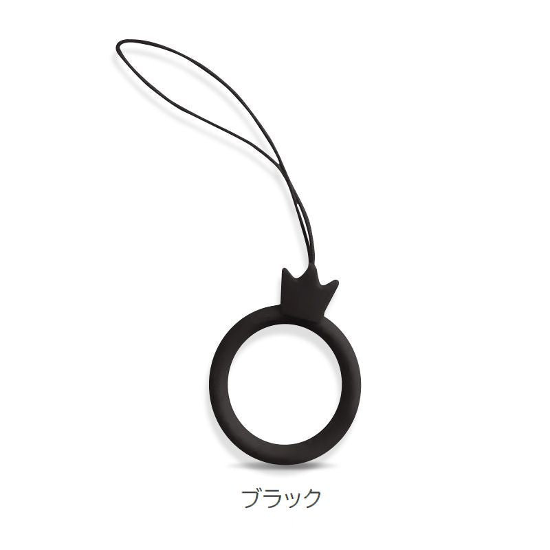 リングストラップ ホールドリング 同色2個セット スマホリング 王冠 クラウン 商品画像5