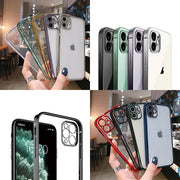 iPhoneケース カバー スマホケース 軽量 薄型 スリム 耐衝撃 カメラ 背面保護 クリア 透明 ソフト 14ProMax