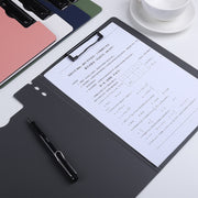 クリップボード バインダー 横型 縦型 クリップファイル A4 二つ折り シンプル ビジネス 文具 オフィス 事務用品 資料整理 紙バサミ ホルダー ヨコ よこ タテ たて 日用品雑貨 文房具