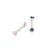 ボディピアス ストレートバーベル 16G 1個 レディース アクセサリー 軟骨 耳たぶ イヤーロブ ヘリックス トラガス 舌 セカンドピアス つけっぱなし ラインストーン へそ インナーコンク アウターコンク リップ 口 眉 片耳 ヘソ 臍 16ゲージ 1.2mm ビジュー ブラック ピンク ブルー シンプル おしゃれ 女性 メンズ プレゼント ギフト 贈り物 誕生日 記念日