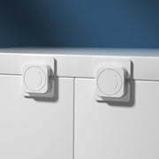 チャイルドロック ベビー用品 セーフティーグッズ ストッパー 冷蔵庫 引き出し タンス 扉 スライドドア 引き戸 両開き 角 コーナー 貼付け 粘着 簡単 開閉 いたずら防止 シンプル 白