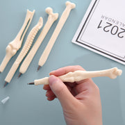 ボールペン 青インク 骨 ボーン 骸骨 ガイコツ ユニーク 面白い おもしろい 文房具 筆記用具 学生 プレゼント ギフト 贈り物 おもしろグッズ