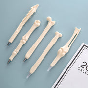 ボールペン 青インク 骨 ボーン 骸骨 ガイコツ ユニーク 面白い おもしろい 文房具 筆記用具 学生 プレゼント ギフト 贈り物 おもしろグッズ