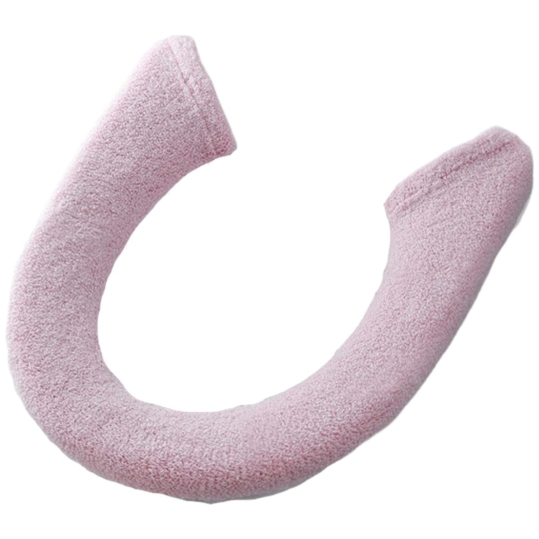 便座カバー トイレカバー U型 スナップボタン留め 装着簡単 トイレ用品 パープルピンク バリエーション画像