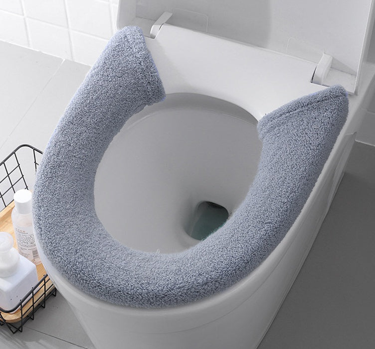 便座カバー トイレカバー U型 スナップボタン留め 装着簡単 トイレ用品 商品画像2