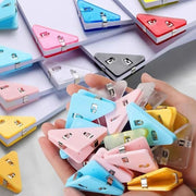 コーナークリップ 単品 三角クリップ メモクリップ コーナーブックマーク 文房具 事務用品 オフィス用品 書類整理 多機能 90°