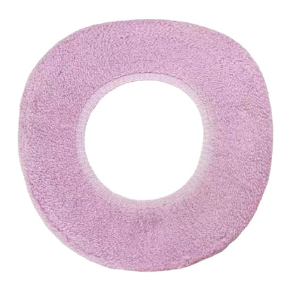 便座カバー トイレカバー O型 丸洗い 洗える 取っ手付き ピンク2【取っ手なし】 バリエーション画像