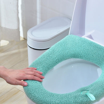 便座カバー トイレカバー O型 丸洗い 洗える 取っ手付き 商品画像2