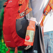 ペットボトルホルダー カラビナ タオル 2way アウトドア 登山 キャンプ ドリンク 持ち運び シンプル