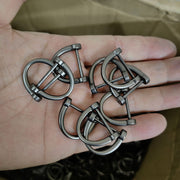 Dカン カン ネジ式 単品 ドライバー付き 手カン 金具 部品 レザークラフト アクセサリー クラフト材料 持ち手 ショルダーストラップ 手作り