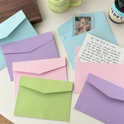 封筒 洋1 2枚セット 文房具 文具 事務用品 カード メッセージカード 手紙 マカロンカラー 可愛い かわいい