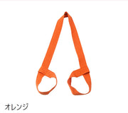 ヨガマットストラップ ヨガストラップ ショルダータイプ キャリングストラップ マットホルダー ハンドストラップ ストレッチベルト ヨガロープ 持ち運び 持ち歩き 調節可 エクササイズバンド ストレッチバンド 幅広 ヨガ用品 ピラティス スポーツ用品 単色 無地 シンプル ベーシック 便利グッズ 黒 灰 ピンク 橙
