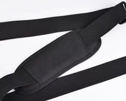 ショルダーストラップ バッグストラップ 1.6m 調節可 男女兼用 付け替え用 バッグ用肩紐 肩当てパッド 肩掛け 斜め掛け ブラック 黒 シンプル ユニセックス レディース メンズ