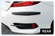 車用バンパープロテクター 2本セット カーボン調 コーナーガード ガーニッシュ 汎用 フロント リア 傷防止 保護 外装カスタム