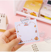 クリップ 5個セット 文房具 透明 クリア ハート型 メモクリップ おしゃれ かわいい 書類 プリント 書類整理 事務用品 オフィス デスク回り キッチンクリップ 袋止め ふくろどめ