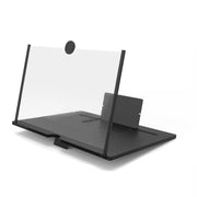 スマートフォンスタンド スマホ拡大鏡 10インチ 便利グッズ 折りたたみ式 薄型 スライド 携帯電話 持ち運び 卓上 映画鑑賞 授業 テレワーク アウトドア レンズ ルーペ iPhone android
