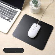 マウスパッド 金属製 アルミニウム合金 四角 スクエア型 薄型 スリム パソコン PC 周辺機器 無地 シンプル おしゃれ スタイリッシュ 会社 オフィス リモートワーク マウス用パット