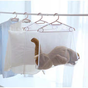 枕干しネット 洗濯用品 メッシュ 通気性 平干し クッション 座布団 ぬいぐるみ 干す 吊るす 乾燥 物干し ピローネット 省スペース 便利