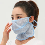 フェイスカバー フェイスマスク レディース 女性 ファッション雑貨 総柄 花柄 フラワー ピンク グレー カーキ 華やか かわいい キュート 日焼け防止 お出かけ お散歩