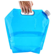 給水袋 給水タンク ウォータータンク 防災タンク 非常用 折りたたみ 防災用品 アウトドア用品 大容量 10リットル 5リットル ブルー キャンプ 備え 持ち運び 持ち手付き