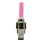 バブルライト バルブキャップ用 LED オート点灯 同色2個セット 夜間 安全 自動点灯 おしゃれ かっこいい 自転車用 バイク用 アジャスター付き ホイール用 フラッシュ 明かり