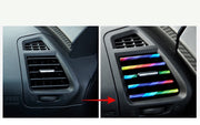 車用ルーバーモール 10本セット 車内アクセサリー エアコン 吹き出し口 車用品 カー用品 内装パーツ インテリアパネル カラフル カラバリ豊富 取り付け簡単 カスタム ドレスアップ おしゃれ ブルー レッド パープル グリーン 金色 銀色