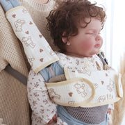 抱っこ紐カバー よだれカバー よだれパッド 3点セット 赤ちゃん 新生児 ベビー用品 抱っこひも ベビーキャリー おんぶ紐 便利 かわいい
