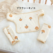 抱っこ紐カバー よだれカバー よだれパッド 3点セット 赤ちゃん 新生児 ベビー用品 抱っこひも ベビーキャリー おんぶ紐 便利 かわいい