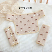 抱っこ紐カバー よだれカバー よだれパッド 3点セット 赤ちゃん 新生児 ベビー用品 抱っこひも ベビーキャリー おんぶ紐 便利 かわいい